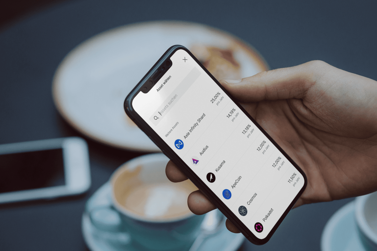 Krypto staken bei Bitpanda