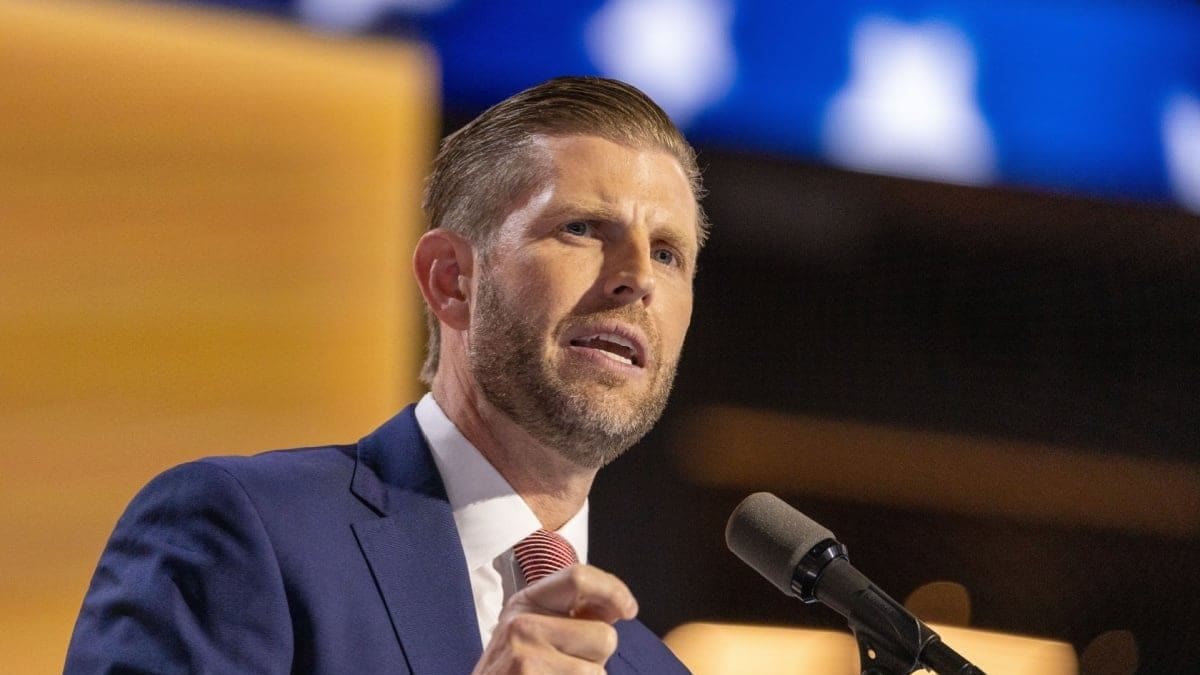 Eric Trump so bullish wie nie: „Bitcoin geht auf 1 Million Dollar“ Eric Trump so bullish wie nie: „Bitcoin geht auf 1 Million Dollar“