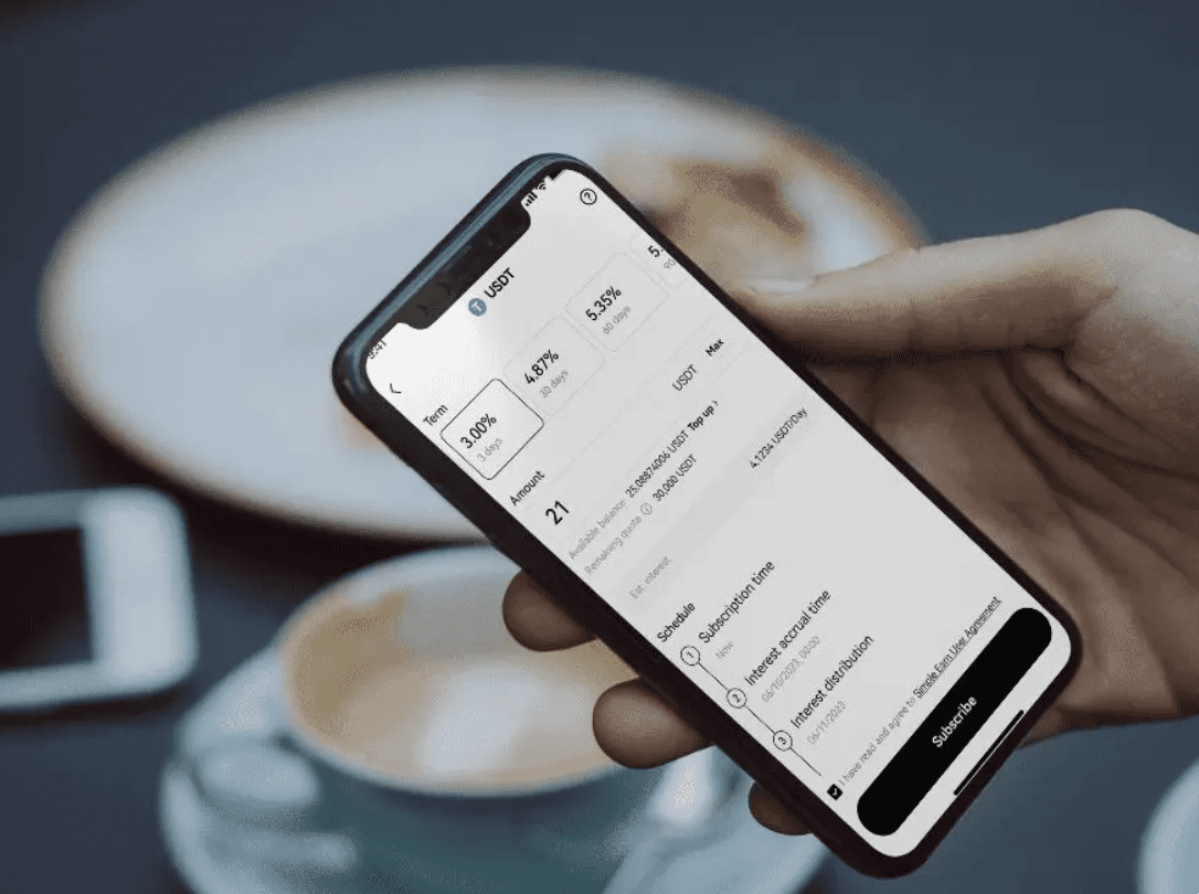 Krypto Staking bei OKX