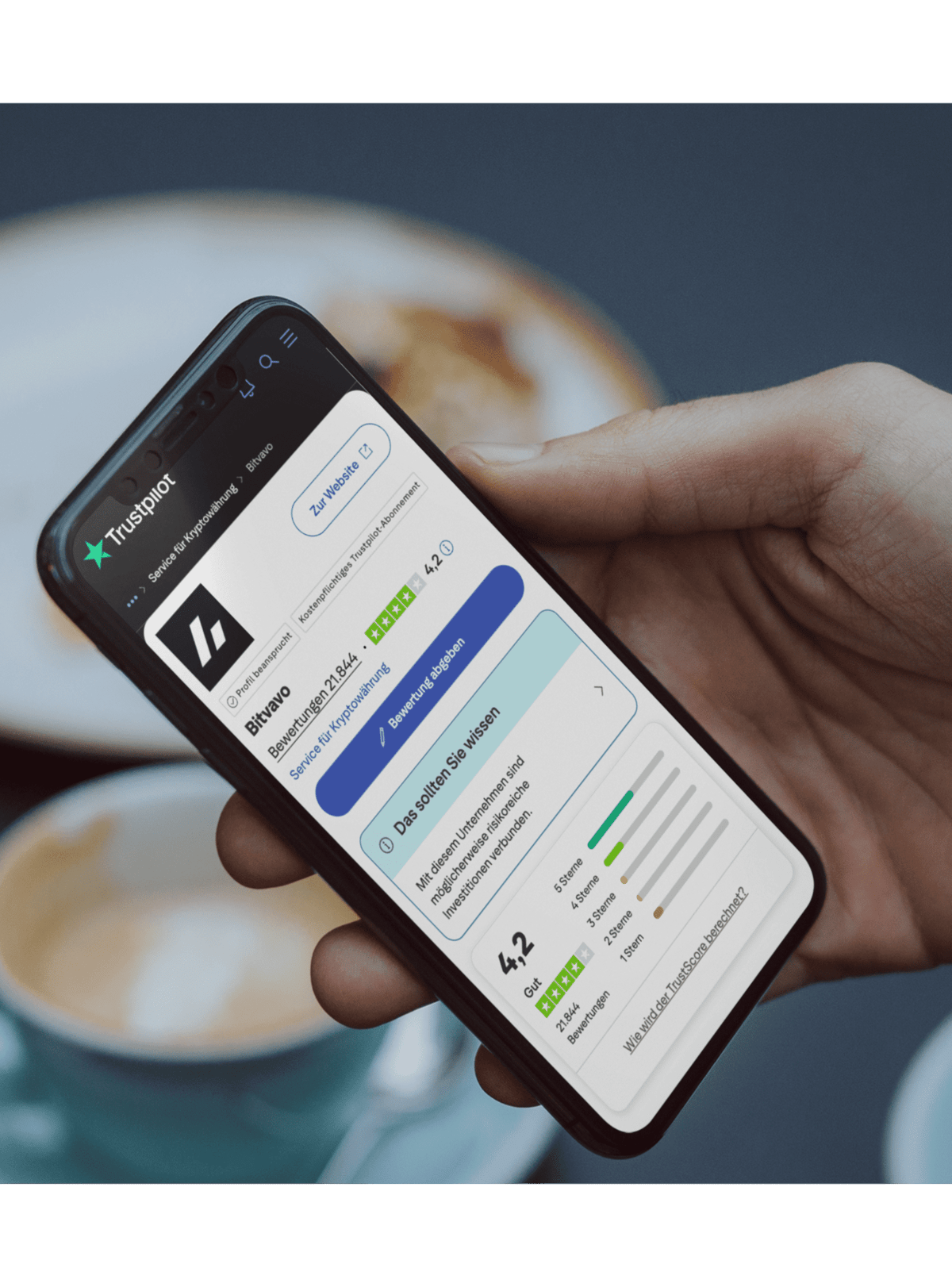 Bitvavo Trustpilot Bewertung