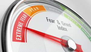 Bitcoin Fear & Greed index op extreme angst