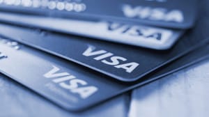 Meerdere credit kaarten van het bedrijf VISA