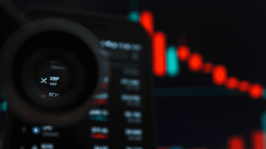 Afbeelding van dalende XRP koers Afbeelding van dalende XRP koers