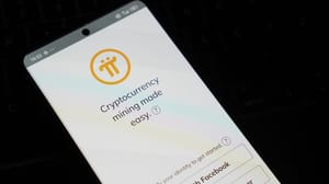 Telefoon met de pi app open