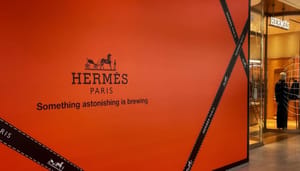 Foto van een herme winkel