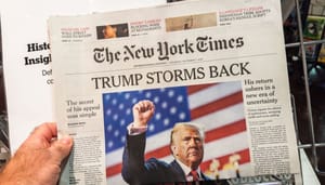 Donald Trump The New York Times Bitcoin koers kleurt dieprood dankzij Trump, bloedbad bij altcoins