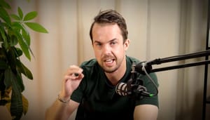 Michael van de Poppe tijdens livestream Michael van de Poppe tijdens livestream