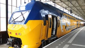 ns-trein foto van een NS intercity trein op Eindhoven Centraal