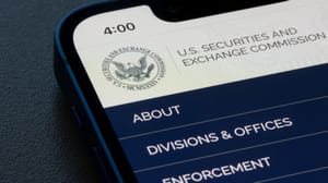 Een afbeelding van de Amerikaanse securities and exchange commission, de financiële waakhond die de aandelen- en cryptomarkt overziet Een afbeelding van de Amerikaanse securities and exchange commission, de financiële waakhond die de aandelen- en cryptomarkt overziet