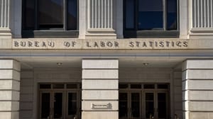 Een afbeelding van het kantoor van het Bureau of Labor Statistics in de Verenigde Staten Een afbeelding van het kantoor van het Bureau of Labor Statistics in de Verenigde Staten