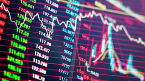 Een afbeelding van marktdata met daarbij verschillende grafieken van een crypto of een aandeel