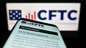 Een afbeelding van de CFTC, een belangrijke Amerikaanse waakhond uit de VS die de markt in grondstoffen reguleert Een afbeelding van de CFTC, een belangrijke Amerikaanse waakhond uit de VS die de markt in grondstoffen reguleert