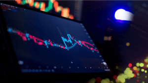 Grafiek van koers van cryptomunt Grafiek van koers van cryptomunt