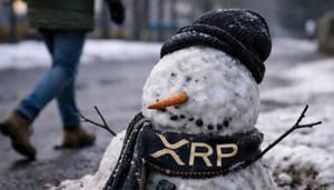 Ripple XRP sneeuwpop Ripple's cryptomunt XRP