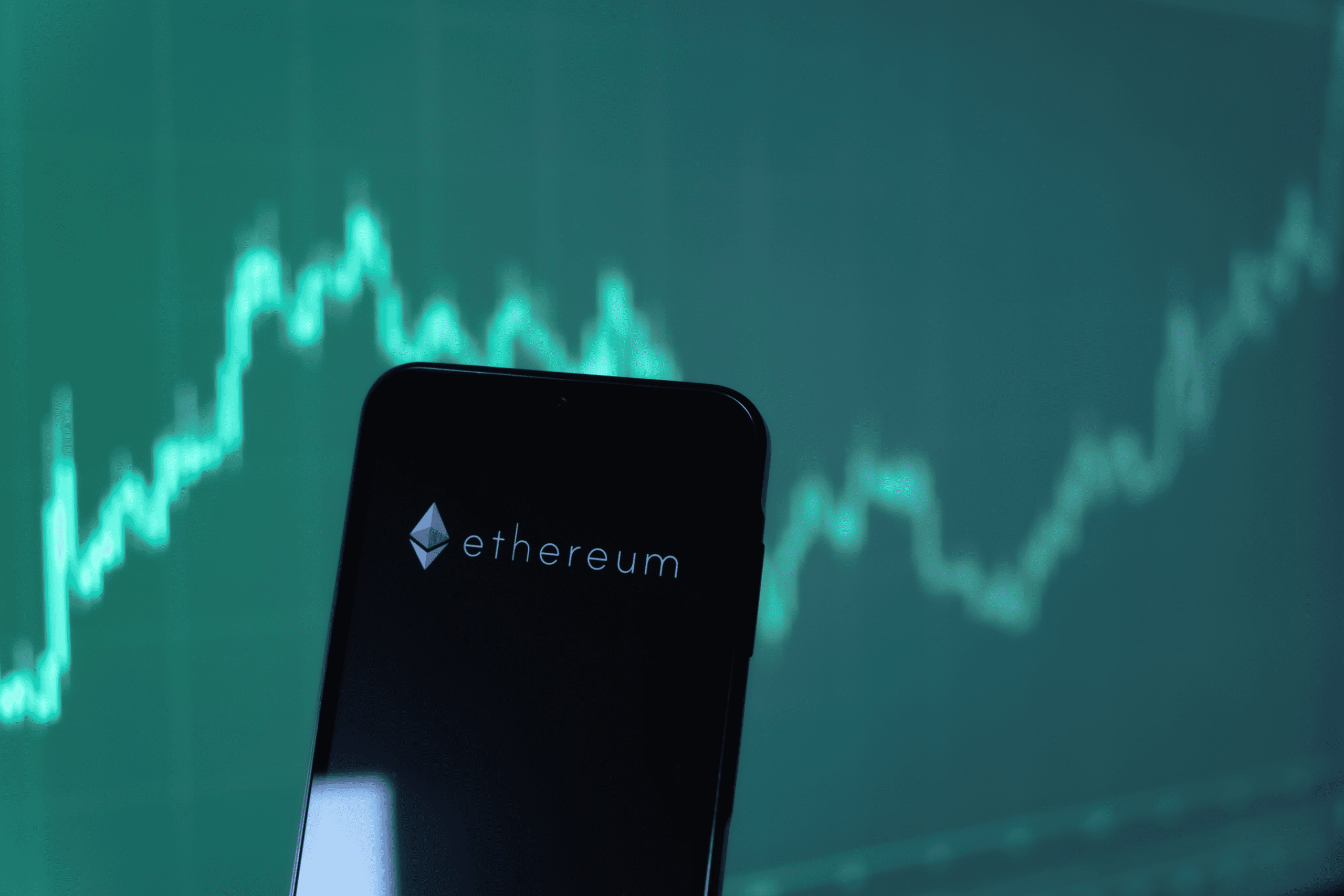 Een afbeelding van een stijgende ethereum prijs Een afbeelding van een stijgende ethereum prijs