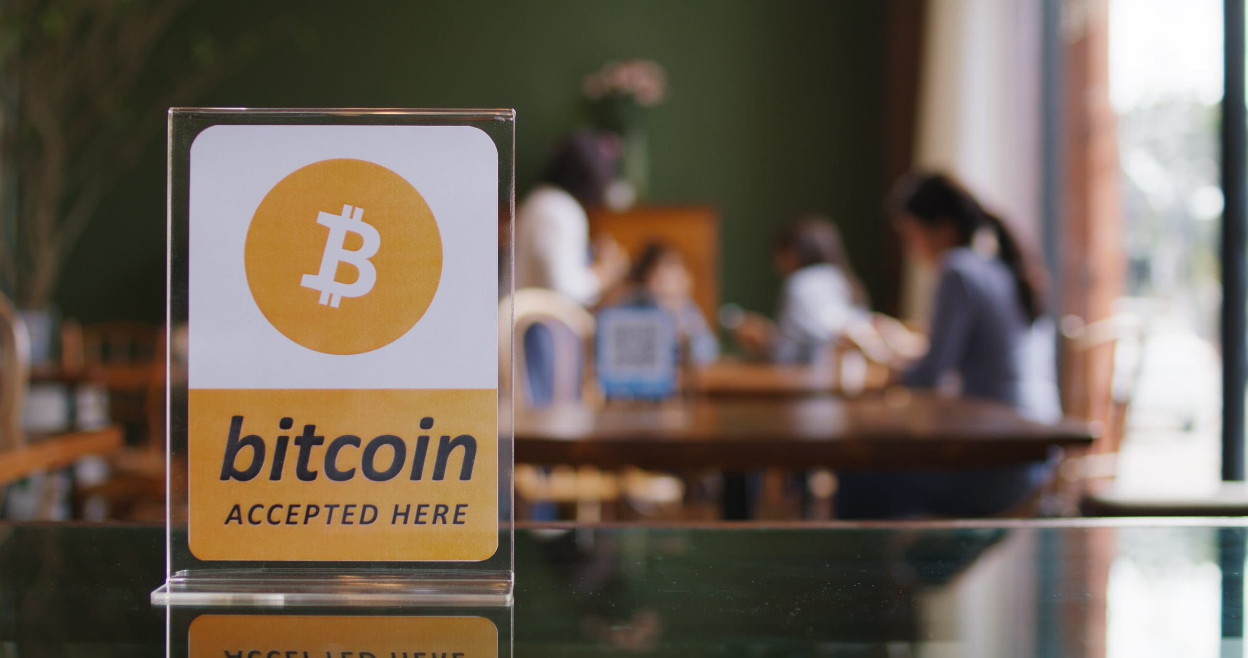 Cryptocurrency,Bitcoin,Ethereum,Blockchain,Accepted,Sign,Logo,On,Modern,Sme 83 Prozent zahlten noch nie mit Krypto - aber das wird sich ändern