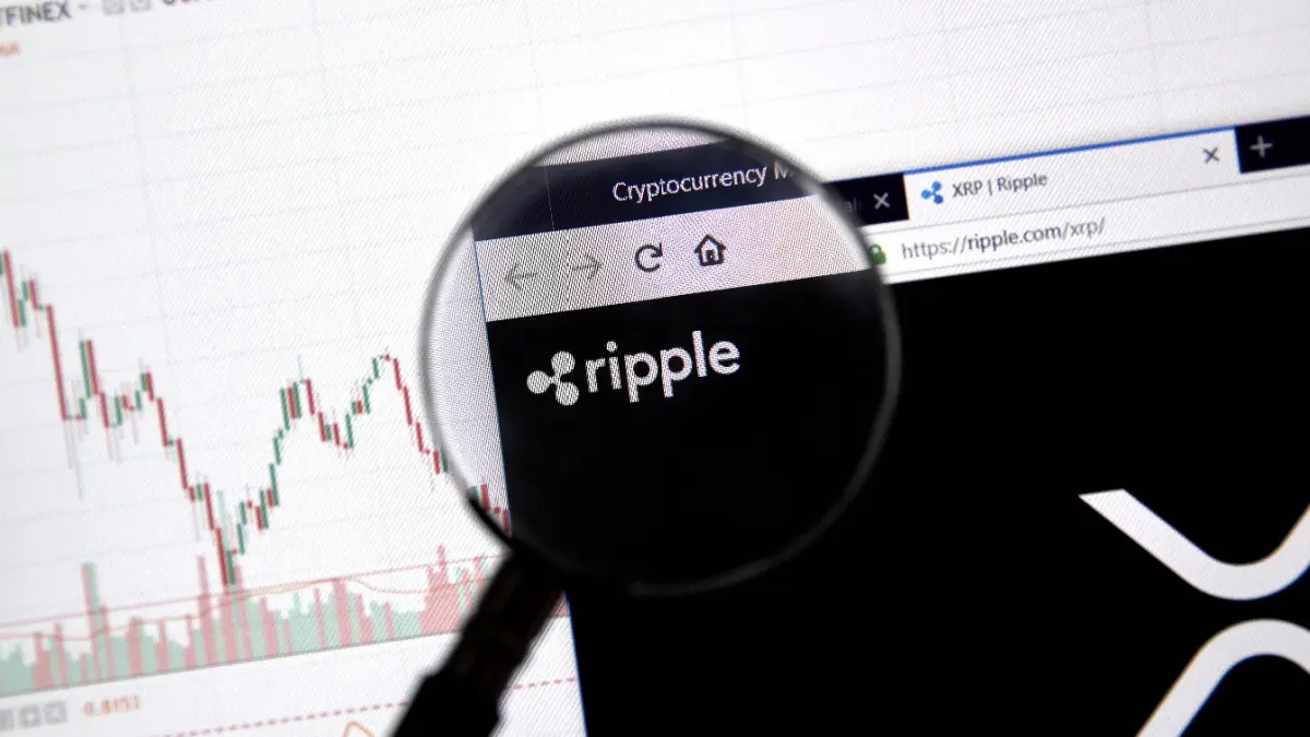 Een afbeelding van een pagina van Ripple, het bedrijf achter XRP Een afbeelding van een pagina van Ripple, het bedrijf achter XRP