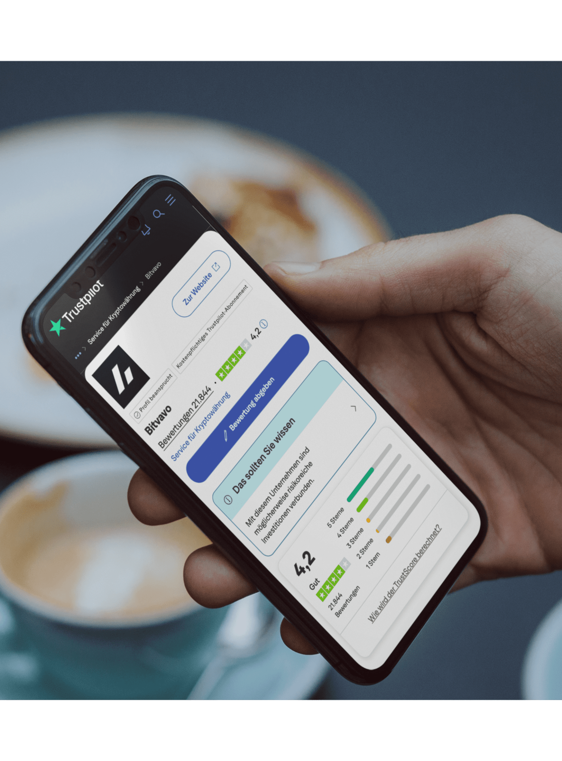 Bitvavo Trustpilot Bewertung