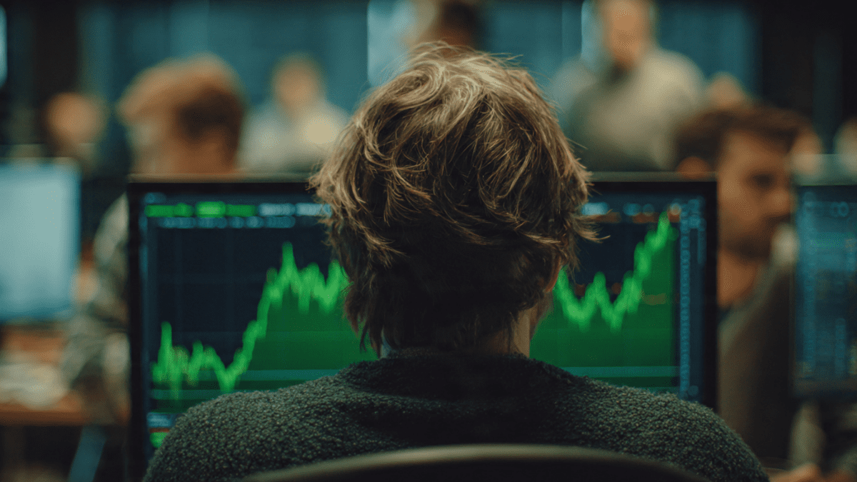 groene-chart-student-scherm Diese Kryptos schießen plötzlich 100 % nach oben und stürmen die Bitvavo-Top-3